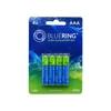Bluering AAA LR03 mikro ceruzaelem 4 darabos bliszteres kiszerelésben, tartós alkáli technológiával.