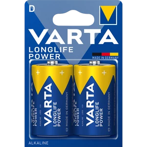 Varta Longlife Power D / LR20 góliát elem 2 darabos csomag nagy teljesítményű készülékekbe
