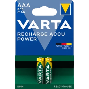 Varta 800 mAh újratölthető AAA mikro akkumulátor 2 darabos csomag vezeték nélküli egerekbe, távirányítókba