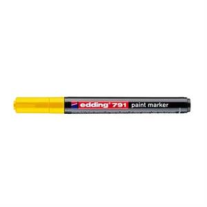 Sárga Edding 791 lakkmarker 1-2 mm kerek heggyel – prémium ipari és kreatív jelölő