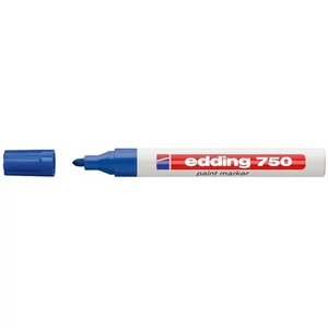 Edding 750 kék lakkmarker 2–4 mm kerek heggyel – prémium, univerzális marker
