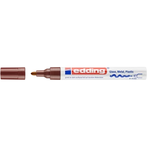 Edding 750 barna lakkmarker 2–4 mm kerek heggyel – prémium, univerzális marker
