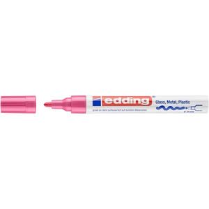 Edding 750 rózsaszín lakkmarker 2–4 mm kerek heggyel – prémium, univerzális marker