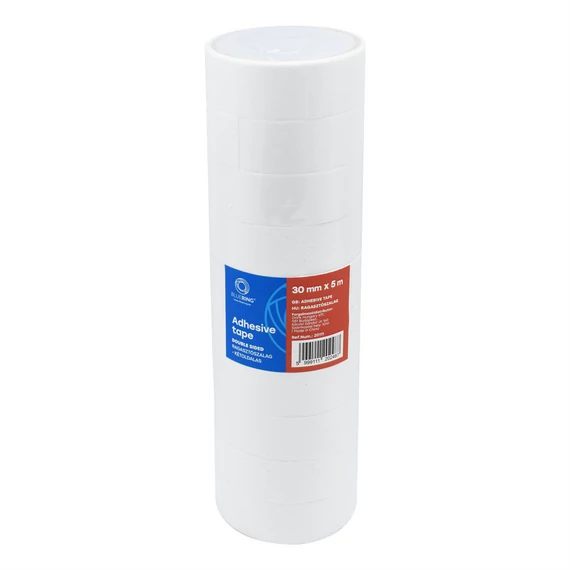 Ragasztószalag kétoldalas, 30mm x 5m Bluering®- 1 darabos - univerzális, könnyen adagolható