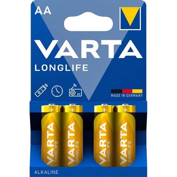 Varta Longlife AA ceruzaelem 4 darabos csomag