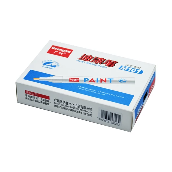 Lakkmarker 2-3mm, kerek fekete