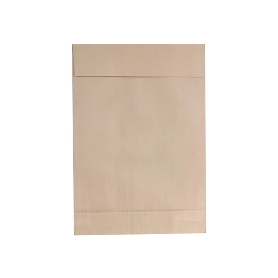 Kraft TC4 redős-talpas tasak, 4 cm talp, barna – szilikonos, Bluering, erős csomagoláshoz
