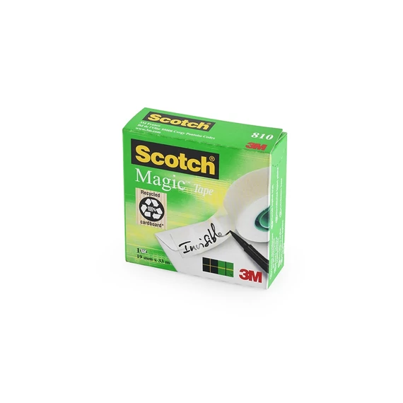 3M Scotch Magic Tape 810 – matt, írható ragasztószalag 19 mm × 33 m
