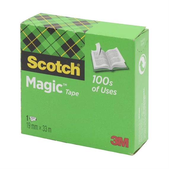 Ragasztószalag 19 mm x 33 m Magic Tape 3M Scotch 810 - profi, esztétikus megoldás