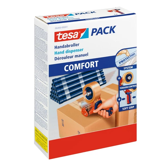 Tesa Comfort kézi adagoló csomagzárógép ergonomikus fogantyúval