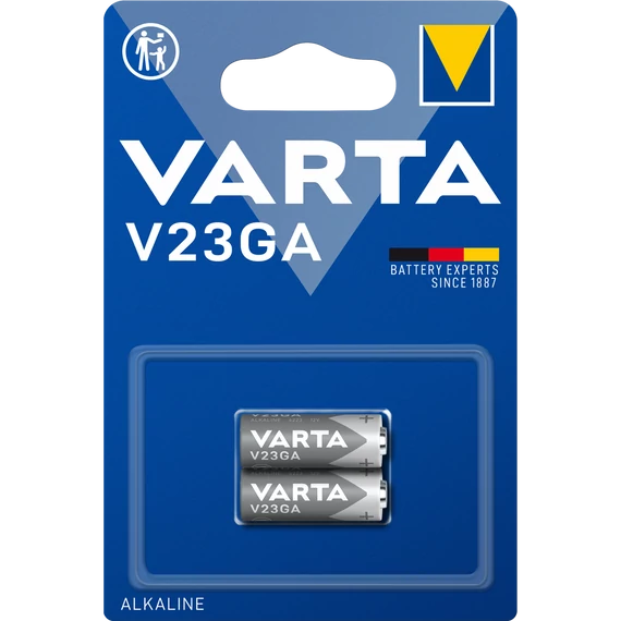 Varta V23GA 12V alkáli elem 2 darabos csomag, távirányítókhoz és autóriasztókhoz