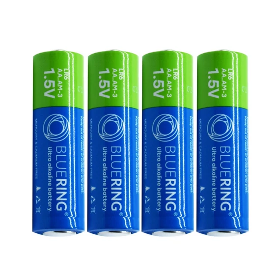 Elem AA ceruza LR6 tartós alkáli zsugorfóliás Bluering® 4db/csomag
