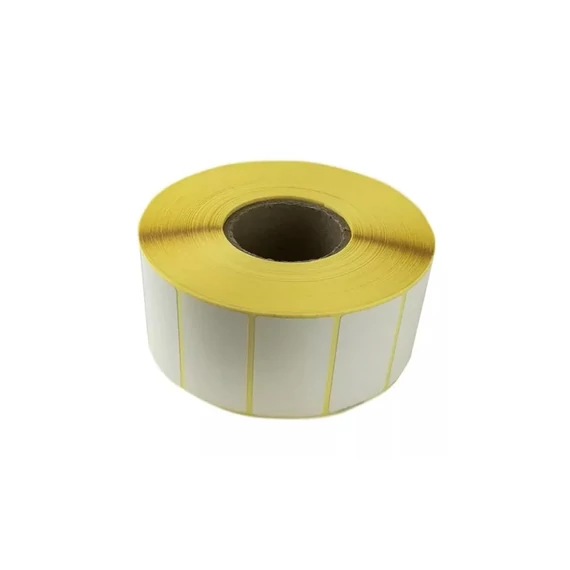 Thermo etikett címke 25x50 mm méretben, 2000 db/tekercs - modern logisztikai és irodai környezetek igényeire szabva