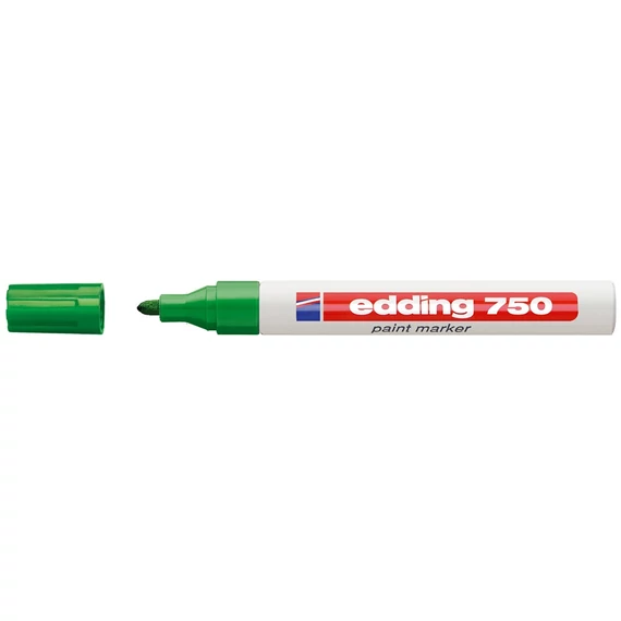 Edding 750 zöld lakkmarker 2–4 mm kerek heggyel – prémium, univerzális marker