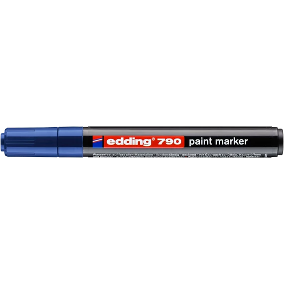 Edding 790 kék lakkmarker 2-3 mm kerek heggyel – prémium, univerzális marker