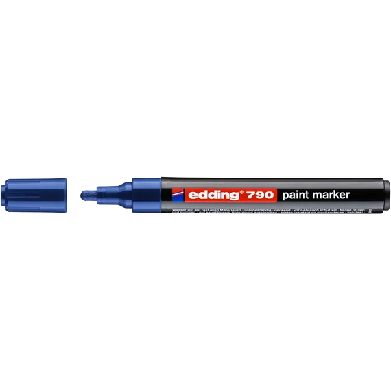 Lakkmarker 2-3mm, kerek Edding 790 kék - Dekorációs és tartós jelölés