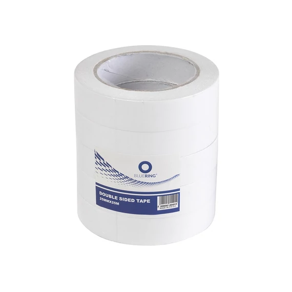 Bluering kétoldalas ragasztószalag 25 mm × 25 m – univerzális, erős tapadás