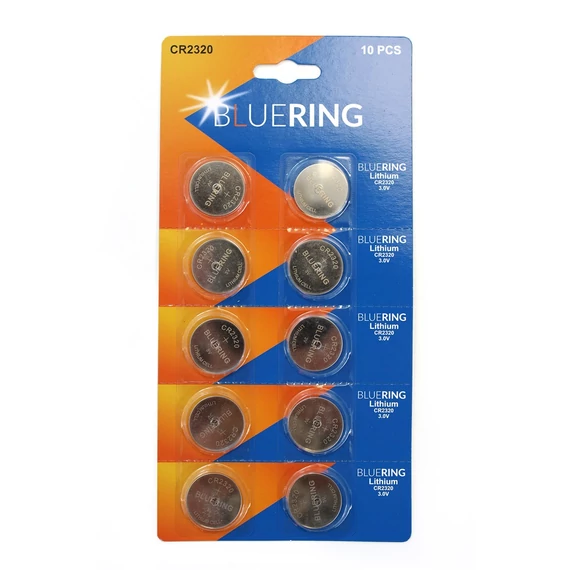 Bluering CR2320 gombelem, univerzális lítium elem modern elektronikához