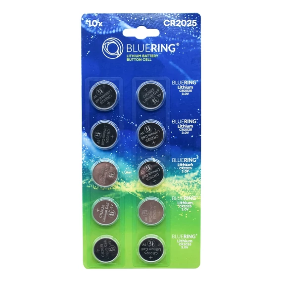 Bluering CR2025 lítium gombelem (1 db), megbízható energiaforrás távirányítókhoz