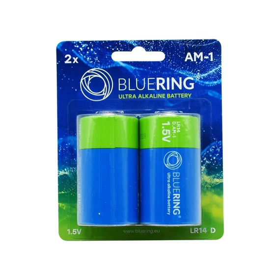 Bluering® LR20D góliát alkáli elem 2 db-os csomagban – hosszú élettartam, megbízható energia nagy teljesítményű eszközökhöz