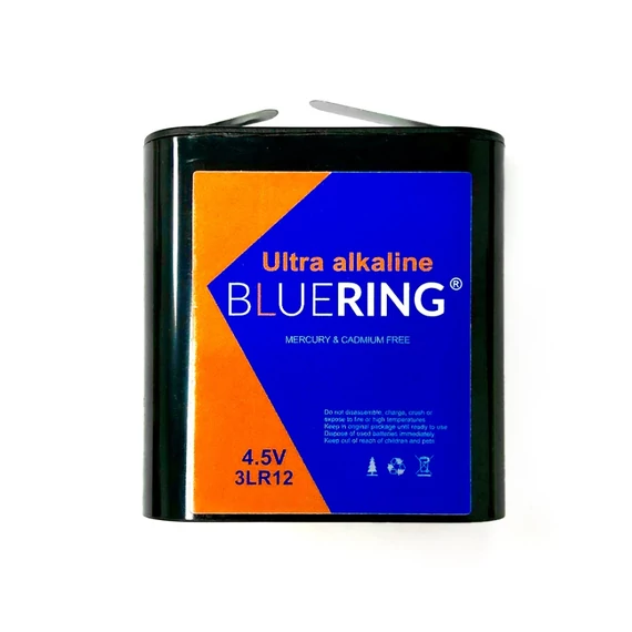 Bluering 3LR12 4,5V tartós lapos elem zseblámpákhoz és hordozható eszközökhöz