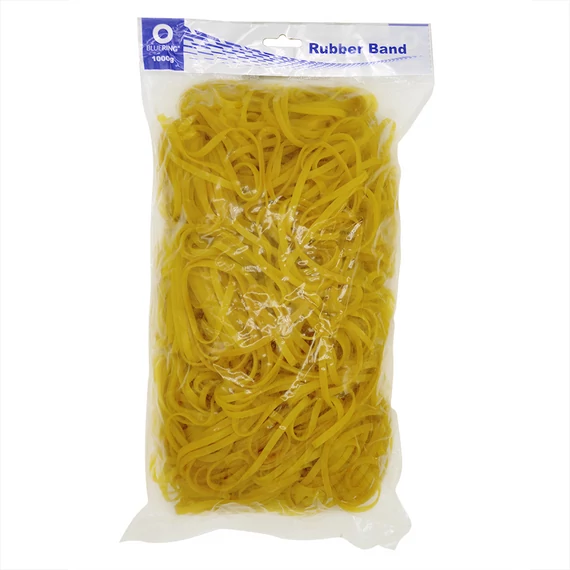 Bluering latex postázó gumi, nagy, 1 kg-os kiszerelés,  cégeknek irodai rendszerezéshez és otthonra rögzítéshez, csomagoláshoz