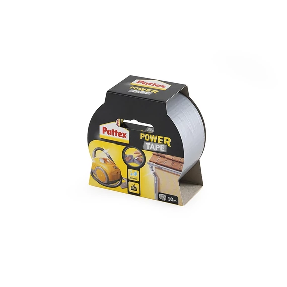 Pattex szál-erősített power tape ezüst ragasztószalag 50 mm × 10 m – extrém erős, univerzális javítószalag